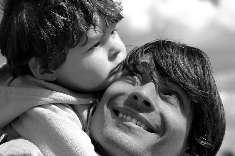 портрет, отцовское, счастье Отцовское счастьеphoto preview