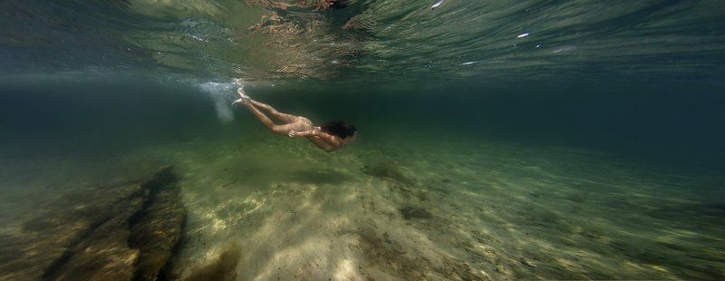 девушка море русалка Escapephoto preview