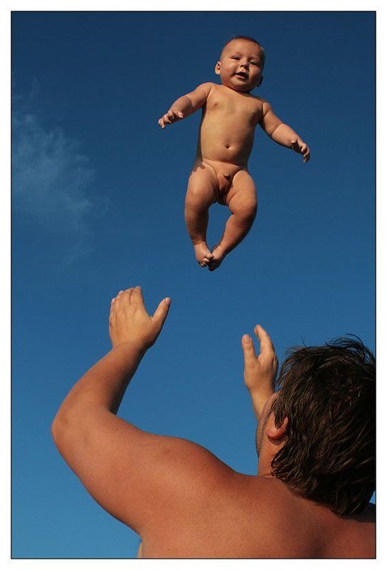 дети, небо, полет photo preview