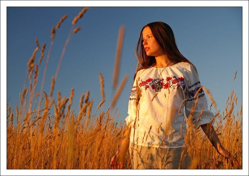катю, портрет, девушка,закат, поле, лето Навстречу солнцу...photo preview