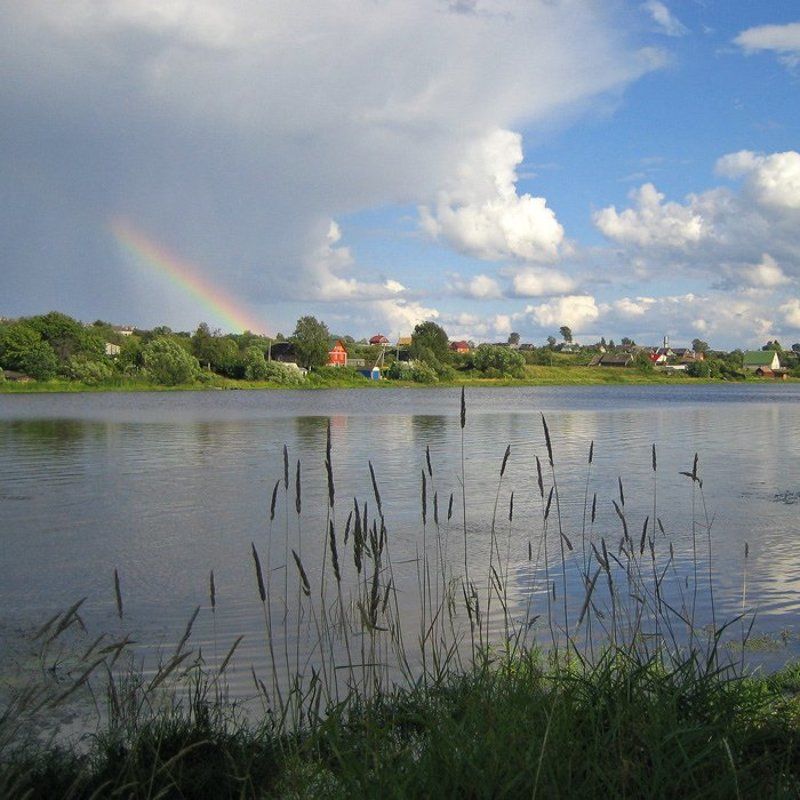 старая ладога, волхов, радуга, радугаphoto preview