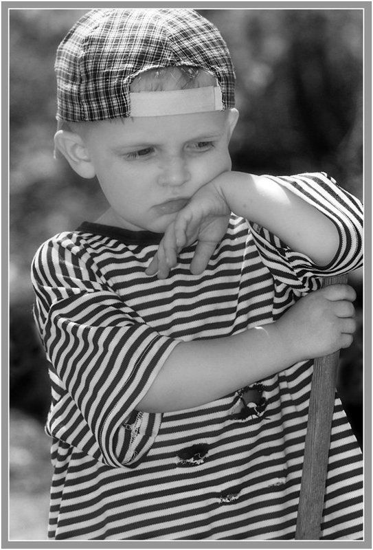 дети,портрет,ч/б Помощник!photo preview