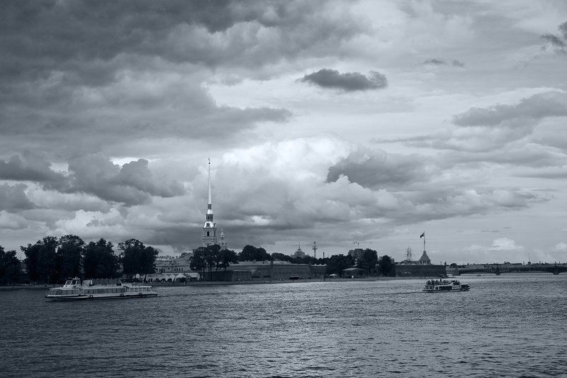 питер, петербург, петропавловка, небо, облака Холодный Петербургphoto preview