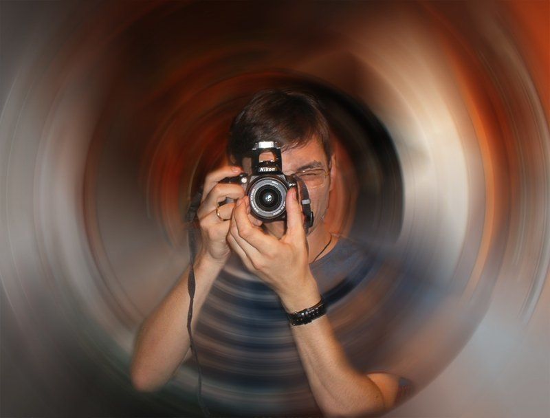 размытость, портрет, фотошоп, коллаж Брат в объективеphoto preview