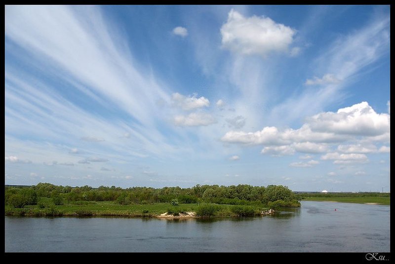 набережная, жара, облака опять небо, вода, облака... фото превью
