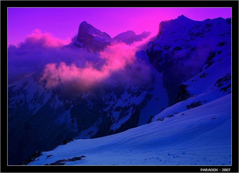 испания, spain, кантабрийские кордильеры, закат, снег, paradox Познать Герострата фото превью