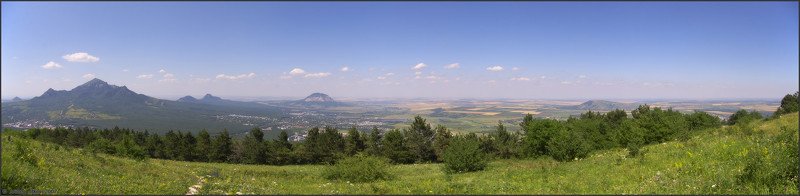 кавказ, лето, горы, бештау, пейзаж, photohunter Вид на Бештау фото превью