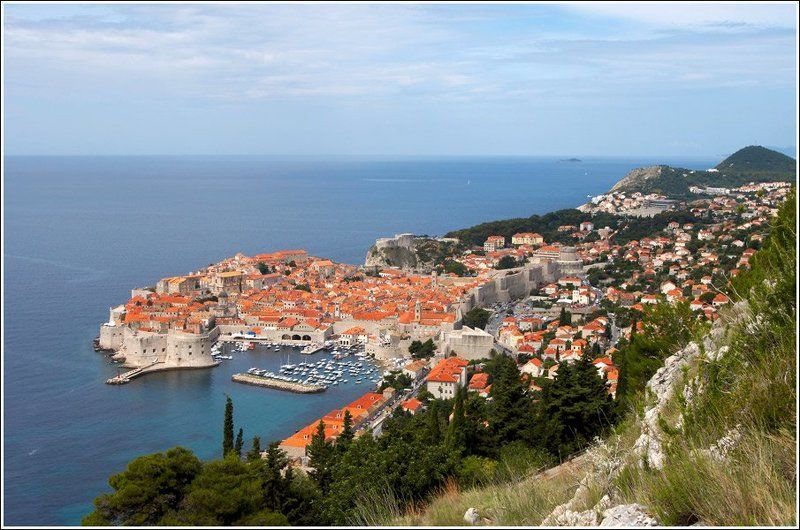 хорватия, дубровник, море, пейзаж жемчужина Адриатикиphoto preview