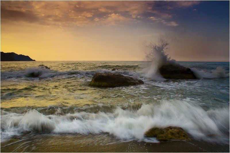 море, природа, крым НЕСПОКОЙНОЕ МОРЕphoto preview