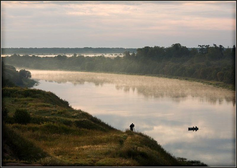 старая ладога, сопки, утро, рассвет, рыбак, фотограф, туман утренняя страдаphoto preview
