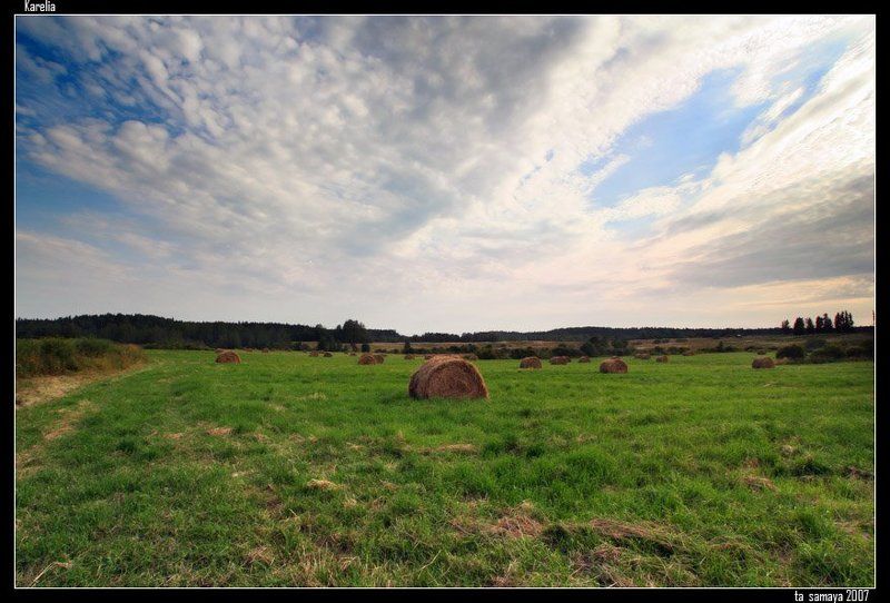 карелия, сено, стог Веянье осениphoto preview