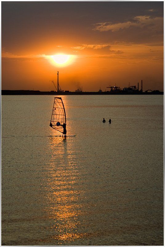 закат, industrial sunsetphoto preview