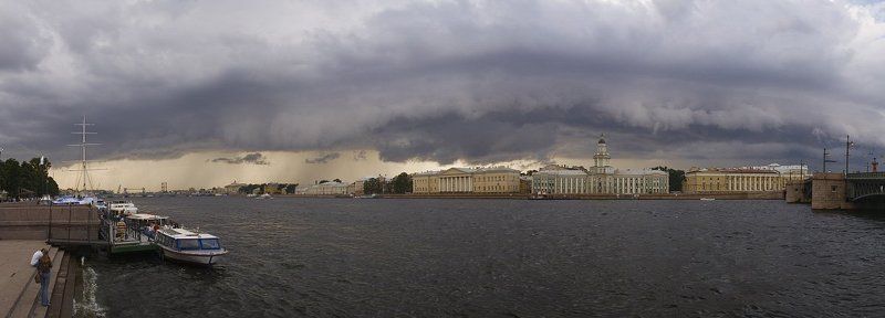 нева, тучи Предгрозовое-2photo preview
