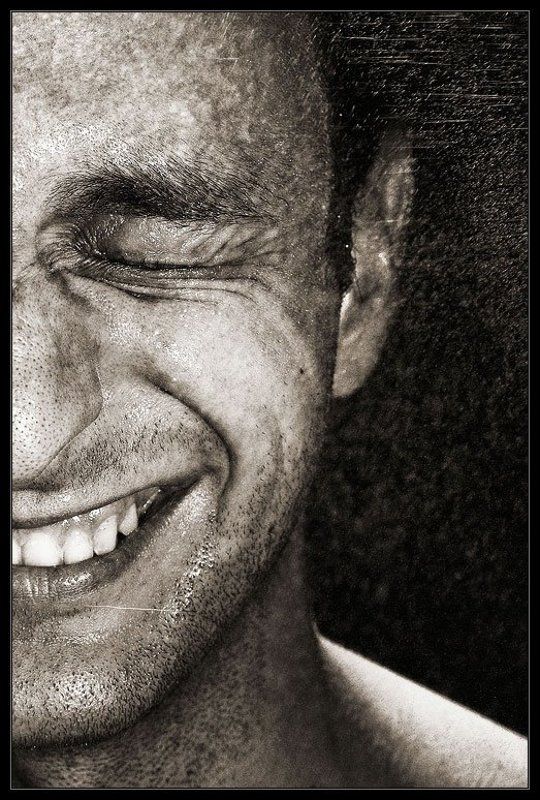 портрет, мужчина, лицо, половина, щетина, вода Half...  *2photo preview