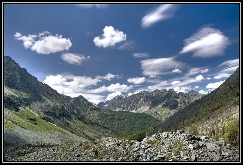 горы , реки , облака Горный пейзаж_1 фото превью