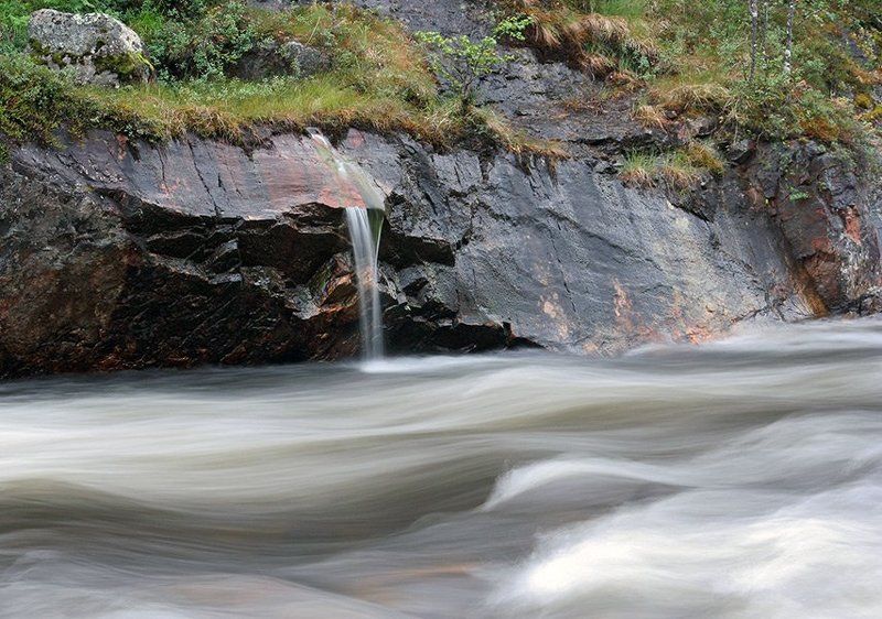 колвица, река, кольский, порог, белый, водопадик Водопадикphoto preview