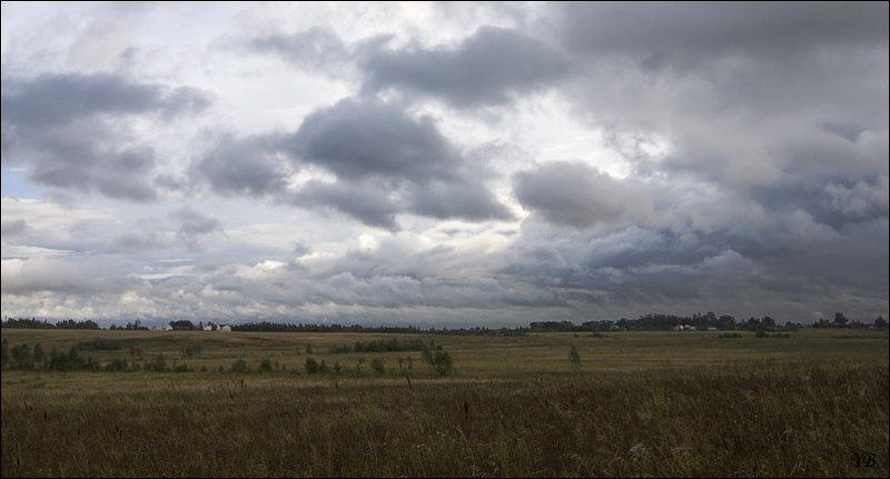 разметелево, вечер, небо, облака  фото превью