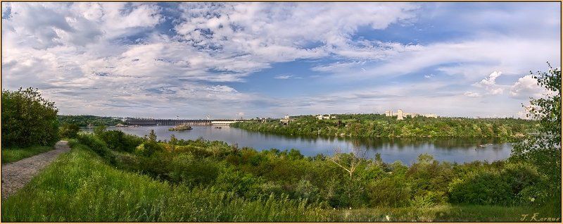 днепр,о.хортица,весна,май,река,берег,днепрогэс,пороги Просторы Днепраphoto preview