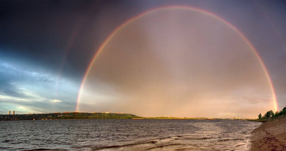 радуга, гроза, дождь, весна, Mishin Ilay