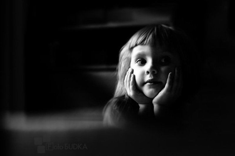 дети, портрет, чб ___photo preview