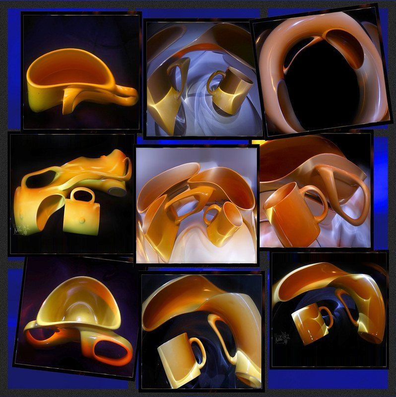 светографика, отражения, искажения, кружка, чашка, предметы Где же кружка?.. (Светографика - Отражения. Искажения)photo preview