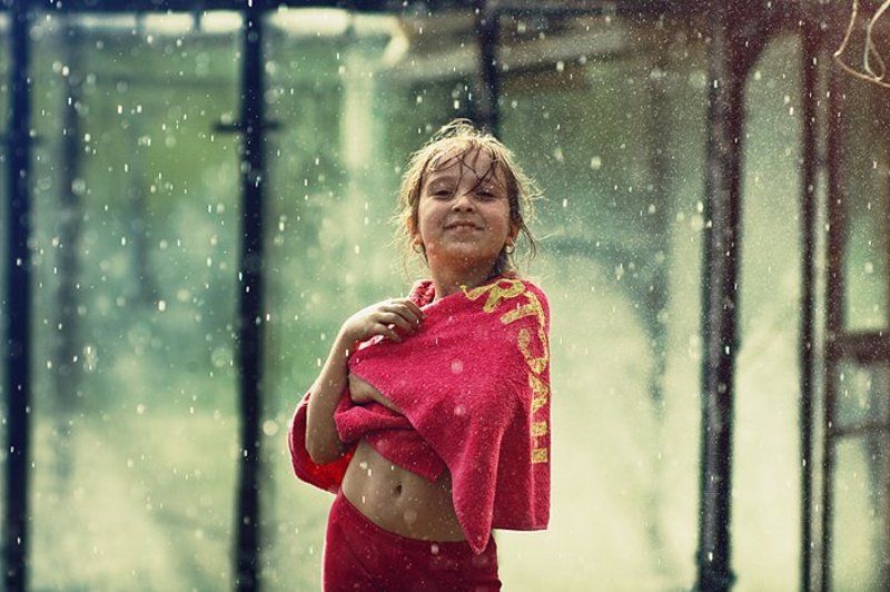 девочка, дождь, солнце Я моделькоphoto preview