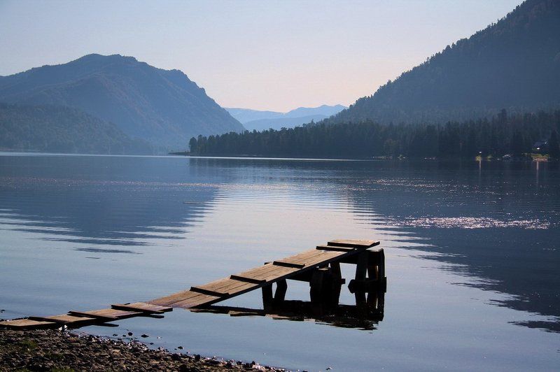 алтай, телецкое озеро. Утро.photo preview