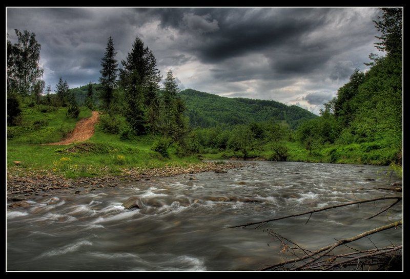 река, лес, каньон, камни ***photo preview