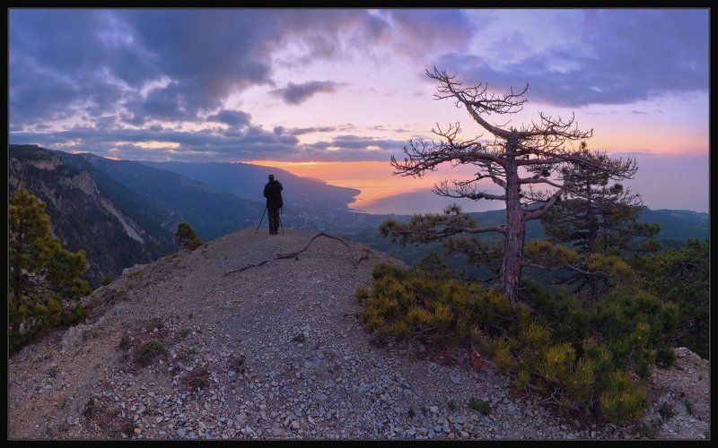 крым, ай-петри, ялта, восход утро фотографаphoto preview