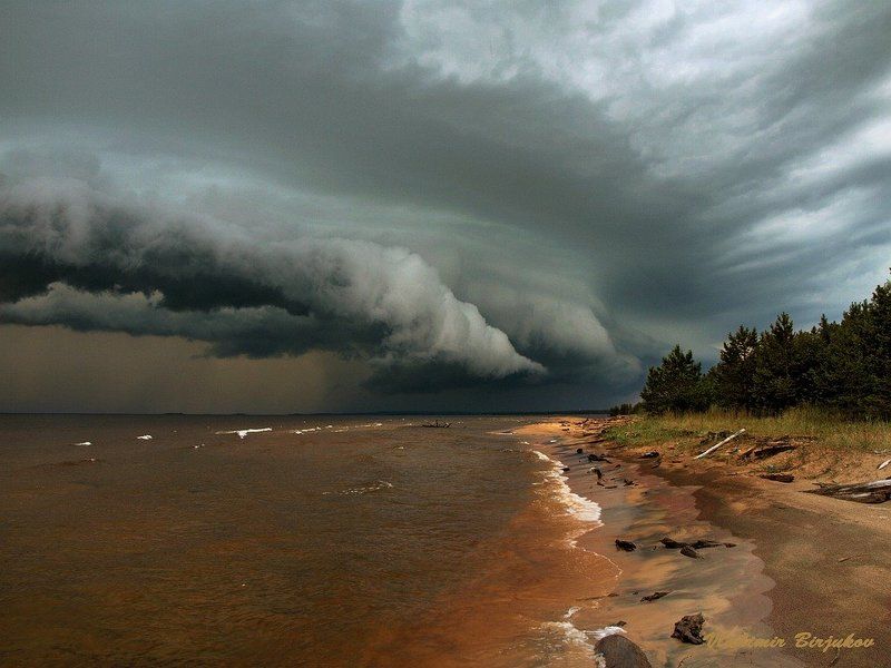 онежское озеро, гроза Когда гроза проходит мимо...photo preview