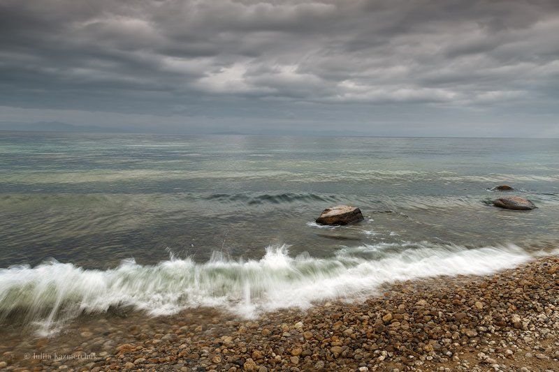 Байкал, озеро, волна, камень, мыс, губа, хребет, Хакусы, горы, закат, утро, вечер, снежинка Байкальская акварель. Часть 2photo preview