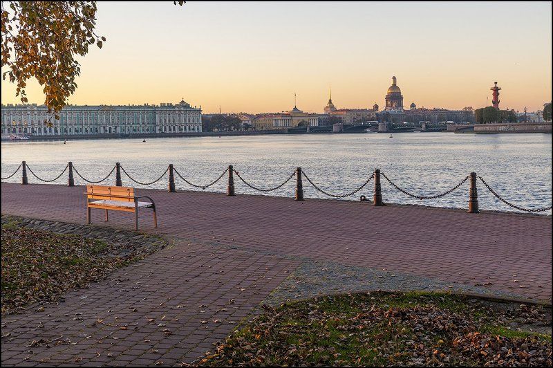 санкт-петербург  осень  октябрь утро photo preview