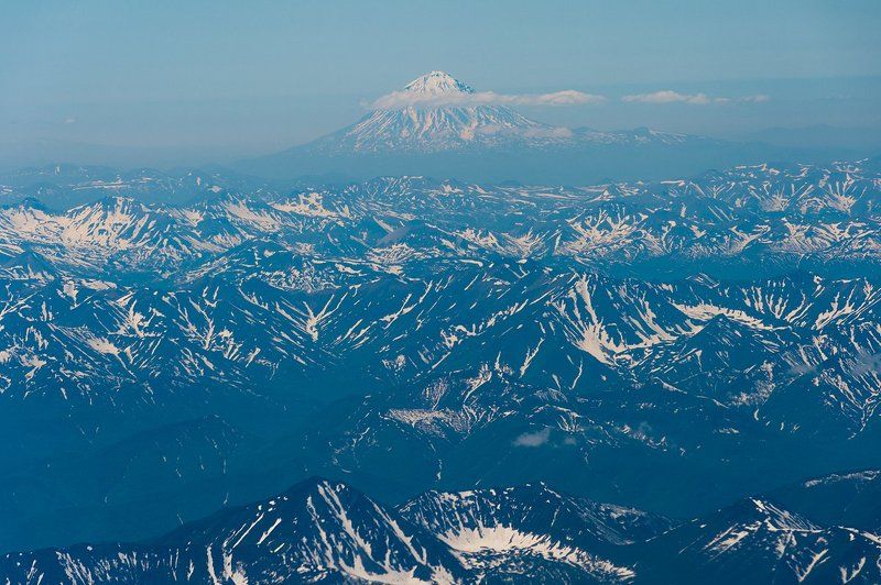 вулкан, камчатка, лето, утро photo preview