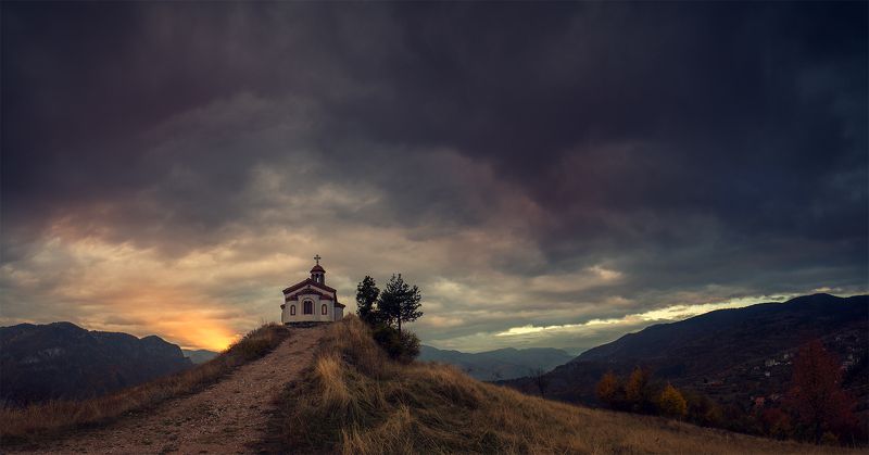 Осенняя молитва на закате фото превью