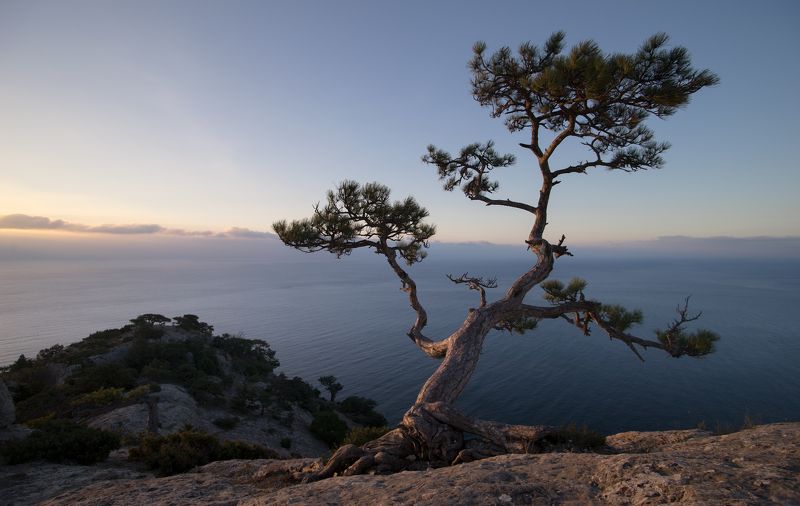 крым, море, горы, свет, закат, рассвет, природа, осень ***photo preview