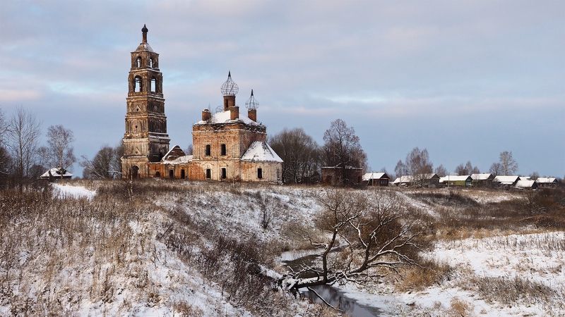 Село Николо-Пенье. Церковь Илии Пророка. Год постройки: 1782.photo preview