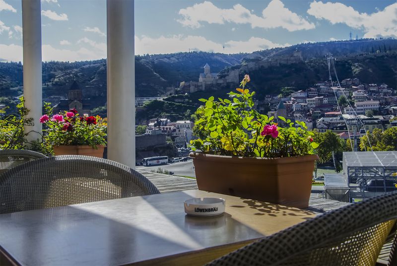 город тбилиси, дома, кафе, кошкадо, улица, фоарь, чурчхелы Тбилисские зарисовкиphoto preview