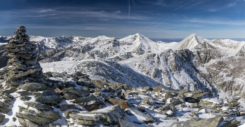 winter,snow,retezat mountains,peaks,sky Winter is comingphoto preview