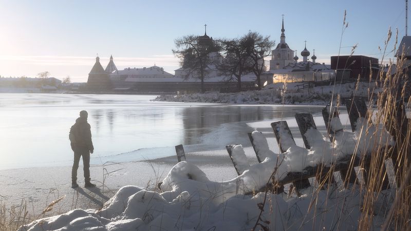 соловки, первый лед, монастырь, святое озеро Первый лед на Соловкахphoto preview