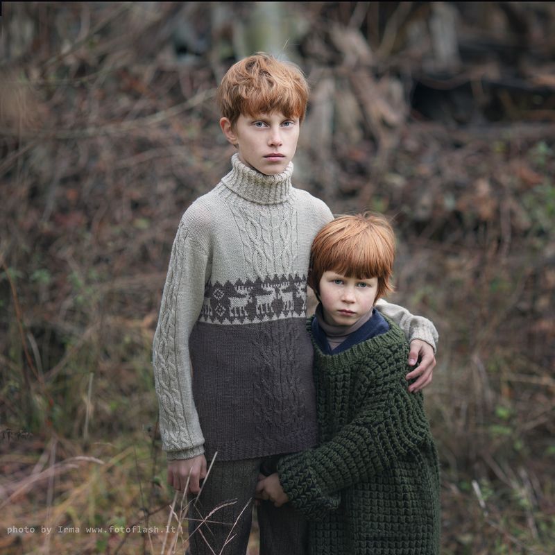 portrait, brothers, nature Brothersphoto preview