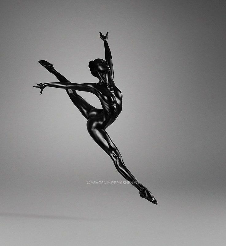 spirit, fine art, ballet, балет, гимнастика, гимнаст, хореография, ballerina, балерина, dance, танец,  скульптура, dancer, танцор, шпагат, bw, repiashenko, yevgeniy repiashenko, репяшенко, евгений репяшенко, painting, bodyart, бодиарт, black, чёрный photo preview