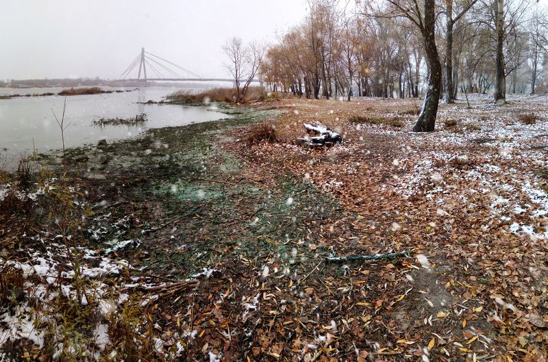 Первый снег...photo preview