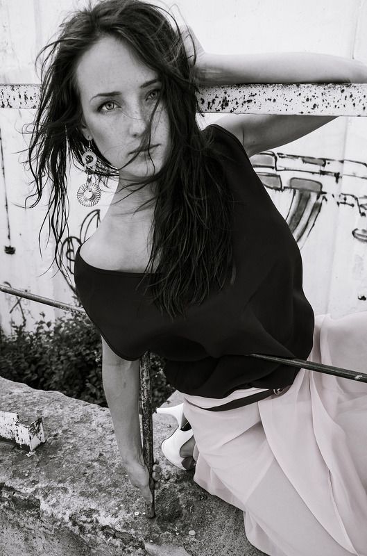 чб, женский портрет Ольгаphoto preview