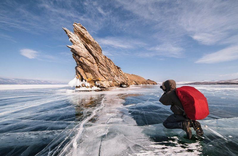 байкал весна март утро Поклоняясь Байкалуphoto preview