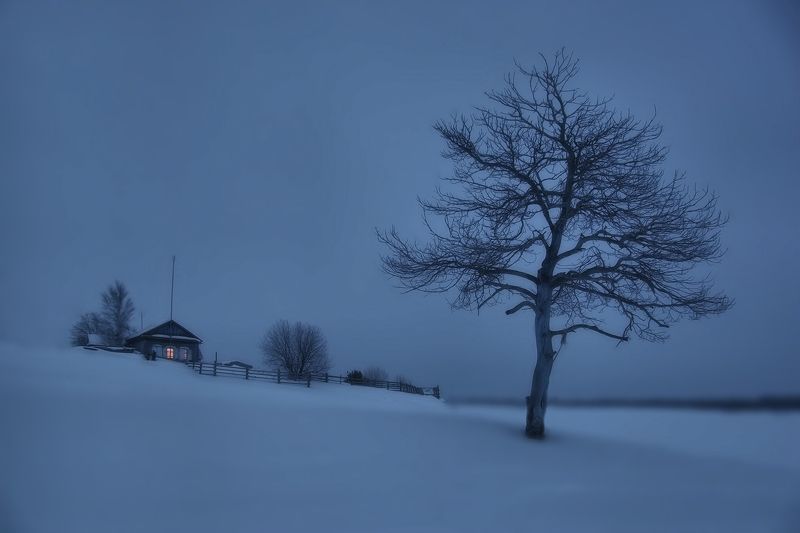 югра ...сумерки ...вечерphoto preview