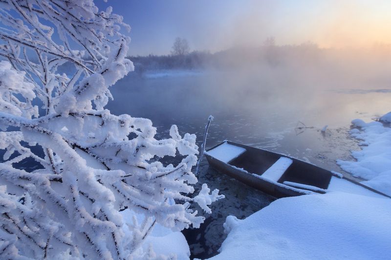 среднеуральск, урал, средний урал, зима, река, мороз, грэс Осень на Урале, - 30°Cphoto preview