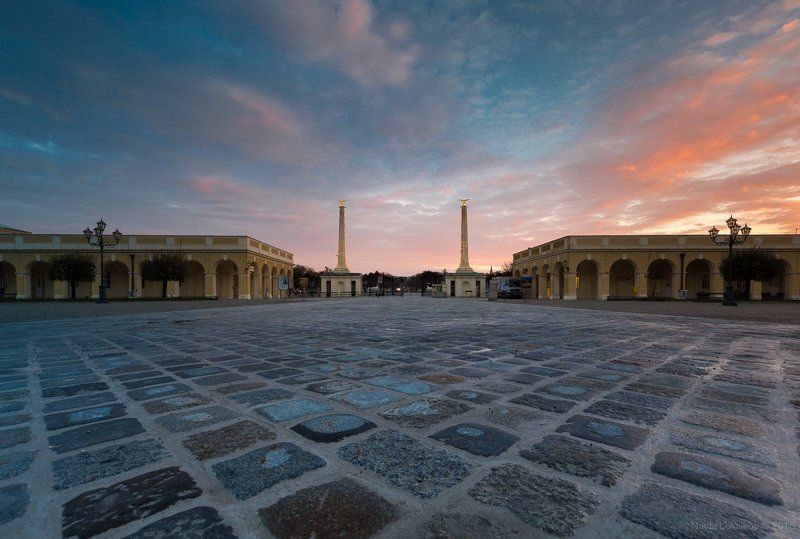 Шенбрунн, рассвет, Австрия, Вена, небо The Gatephoto preview