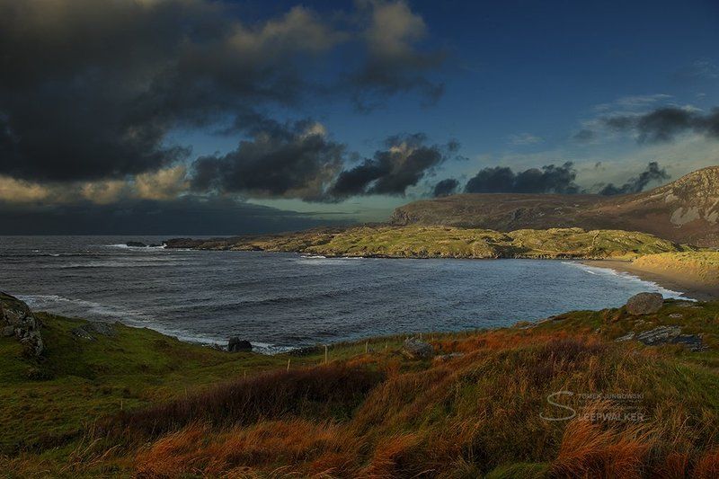 island, landscape, fall, autumn, sea, seaside, storm, sunset, sleepwalker Stormphoto preview