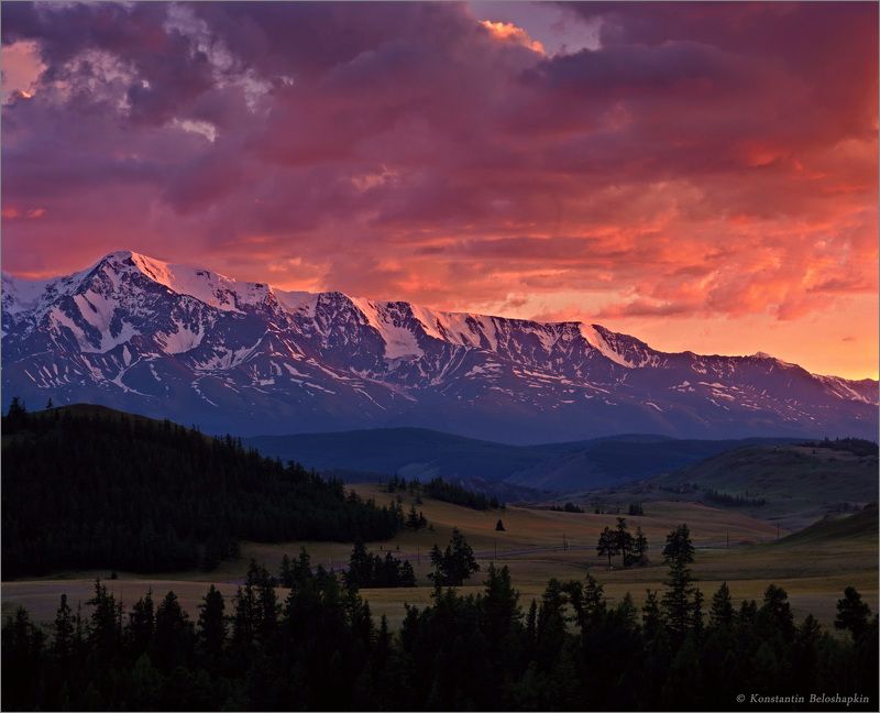 алтай, курай, северочуйский, mamiya rz67 Западный гребень пика Куркурекphoto preview