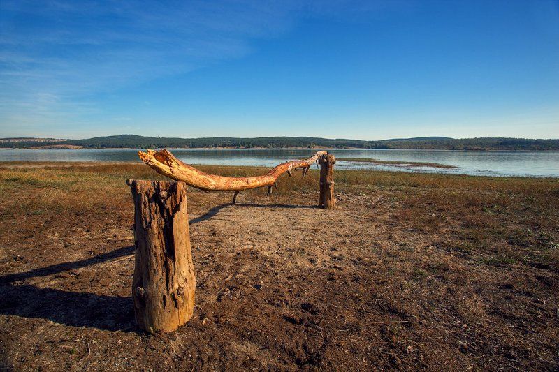 На берегу Симферопольского водохранилищаphoto preview